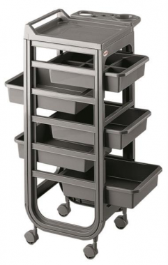 Eszközkocsi szürke színben Petra/s