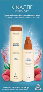 Hajkezelő csomag zsáraz korpás hajra Kinactif Purity Dray