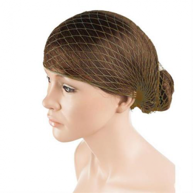 Horgolt erős hajháló - hd-barna