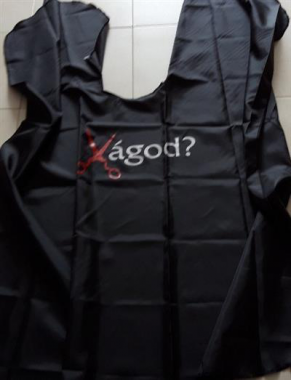 Fodrász beterítő hajvágó kendő 120×150cm fekete 25200