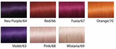 Euro SO.CAP Keratinos póthaj 50-55cm 10db fucsia/67 pink