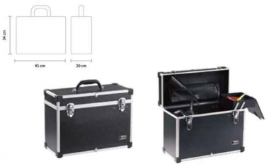 Fodrásztáska alumíniumból Comair