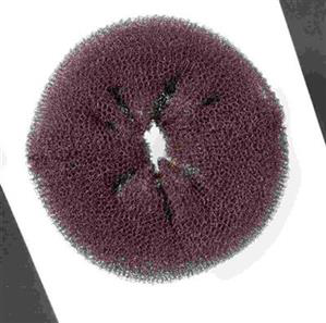 Kontyalátét barna szivacs 11cm