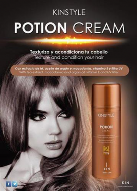Volumennövelő hajápoló Kinstyle Potion Cream