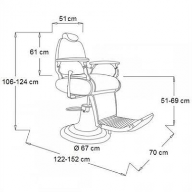 Barber borbély szék 56233